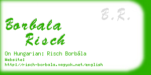 borbala risch business card